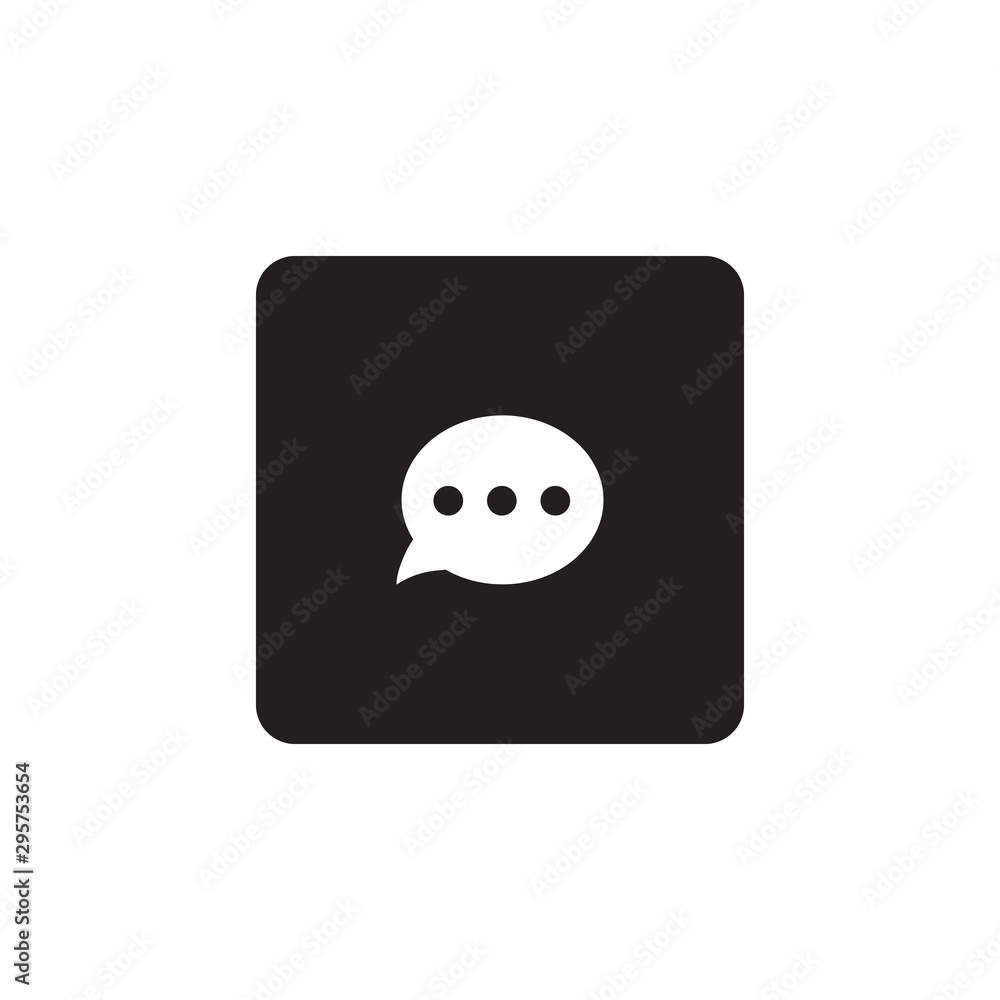 Naklejka premium Chat icon symbol vector