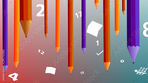 Abstract pencil background 
