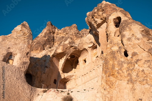 Goreme Open Air Museum in Cappadocia, it's popular destination for travellers.