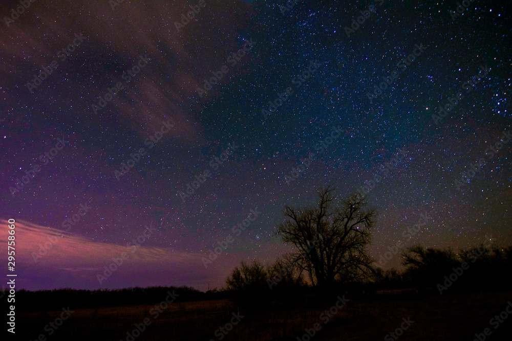 Fototapeta premium Purple sky