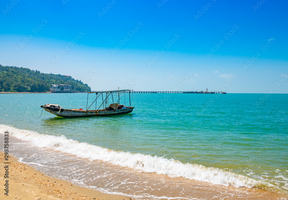 Coastal scenery in guantouling national forest park, beihai city, guangxi, China Coastal scenery in guantouling national forest park, beihai city, guangxi, China