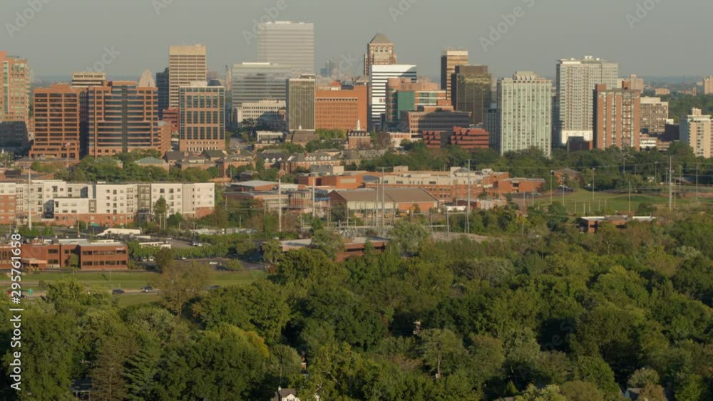 View of downtown Clayton skyline in St. Louis Missouri View of downtown Clayton skyline in St. Louis Missouri