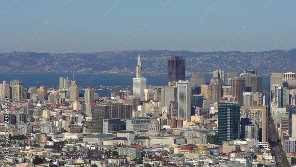 San Francisco as seen from Twin Peaks, California, circa October 2018 San Francisco as seen from Twin Peaks, California, circa October 2018
