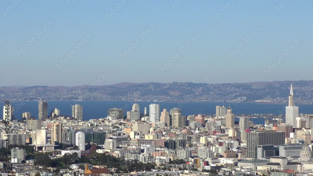 San Francisco as seen from Twin Peaks, California, circa October 2018 San Francisco as seen from Twin Peaks, California, circa October 2018