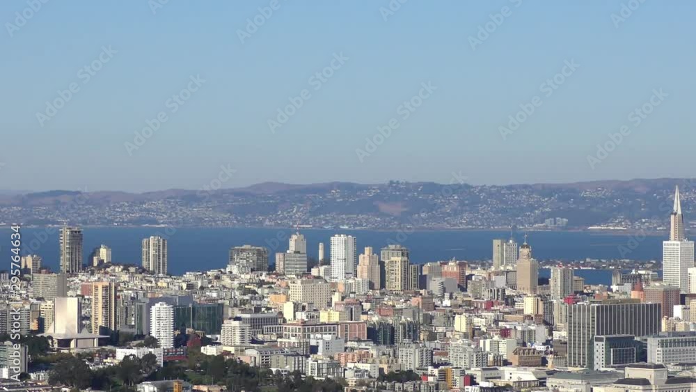 San Francisco as seen from Twin Peaks, California, circa October 2018 San Francisco as seen from Twin Peaks, California, circa October 2018