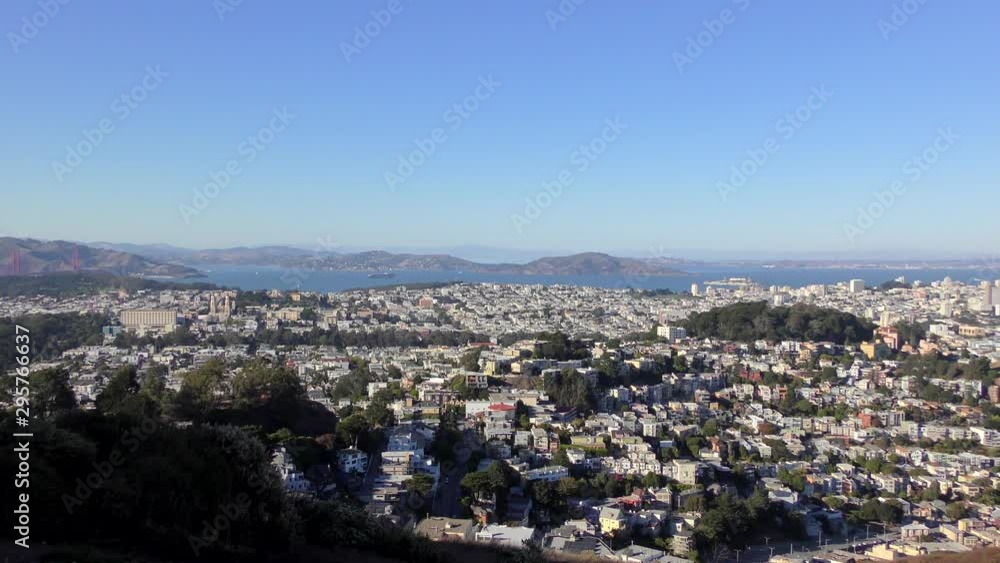 San Francisco as seen from Twin Peaks, California, circa October 2018 San Francisco as seen from Twin Peaks, California, circa October 2018