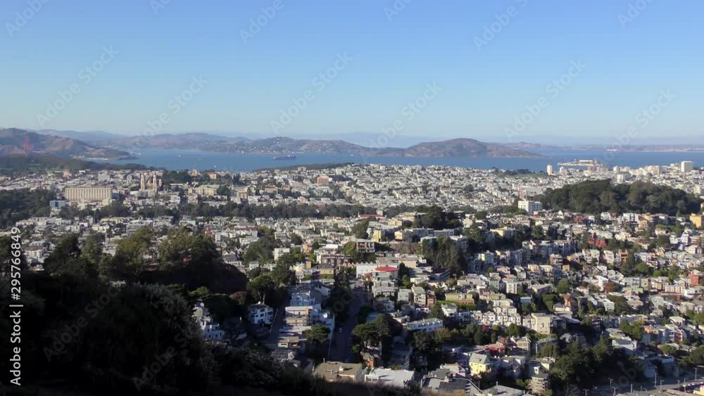 San Francisco as seen from Twin Peaks, California, circa October 2018 San Francisco as seen from Twin Peaks, California, circa October 2018
