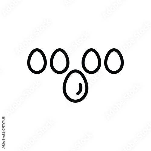 Black line icon for particularly 