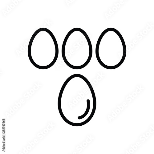 Black line icon for particularly 