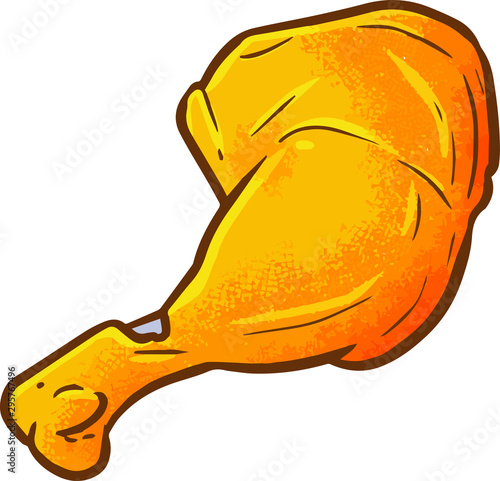 Funny and yummy fried chicken thighs for your dish