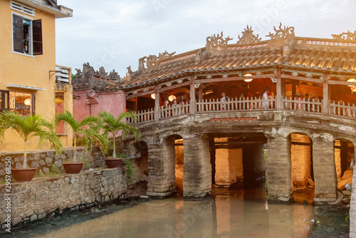 Japanese Covered Bridge in Hoi An  Vietnam