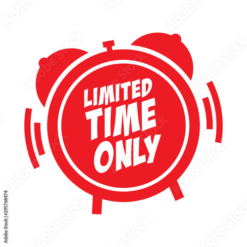 Vector Limited Time Only Label