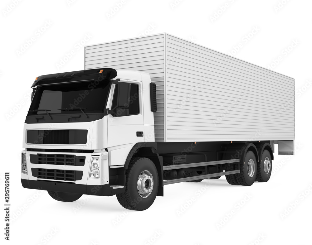 Delivery Truck Isolated