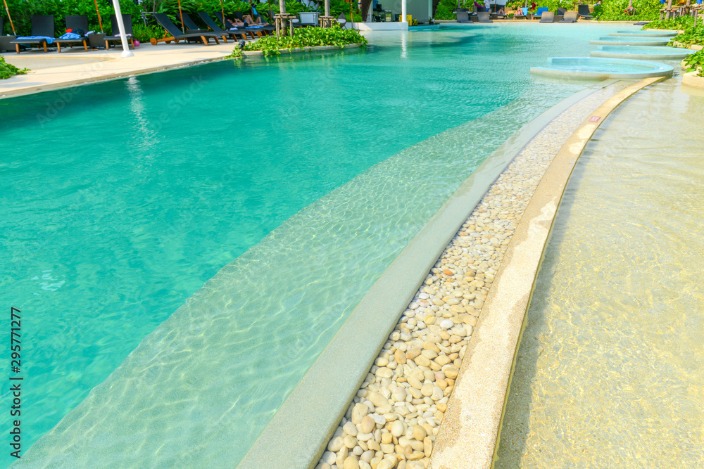 Beautiful luxury swimming pool