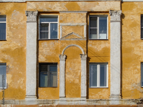 Old house. Antique style building.