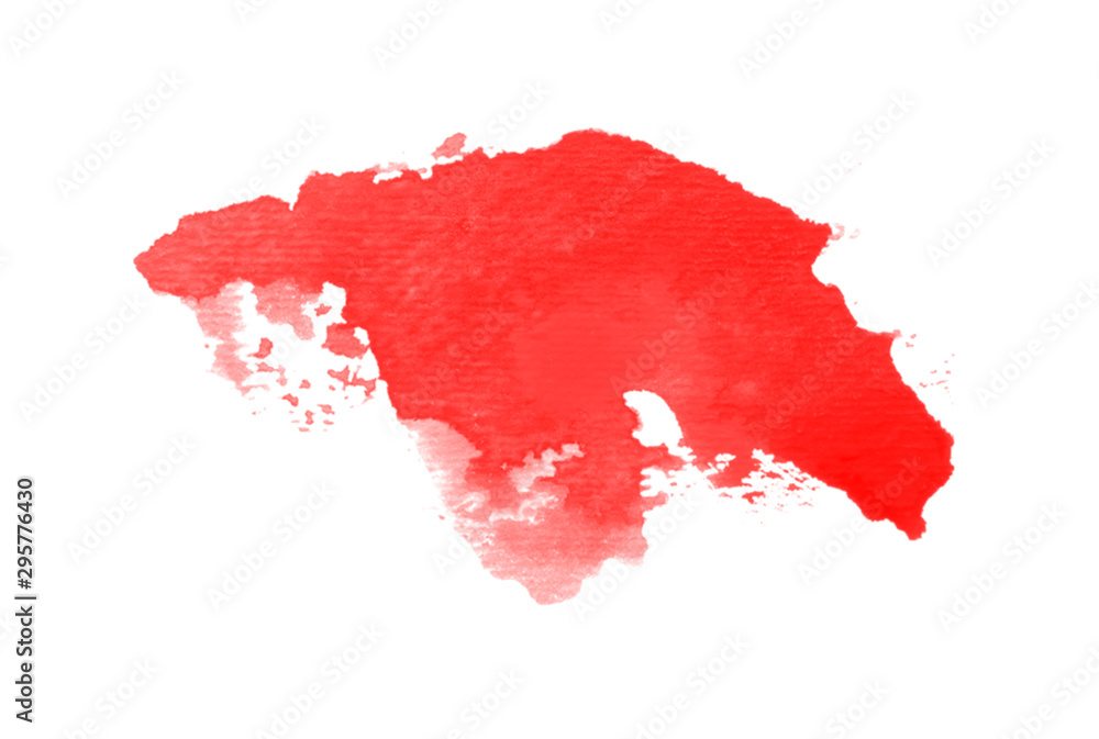 Abstract red paint blot Abstract red paint blot
