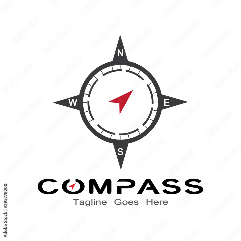 Compass logo, icon and symbol. illustration design Compass logo, icon and symbol. illustration design