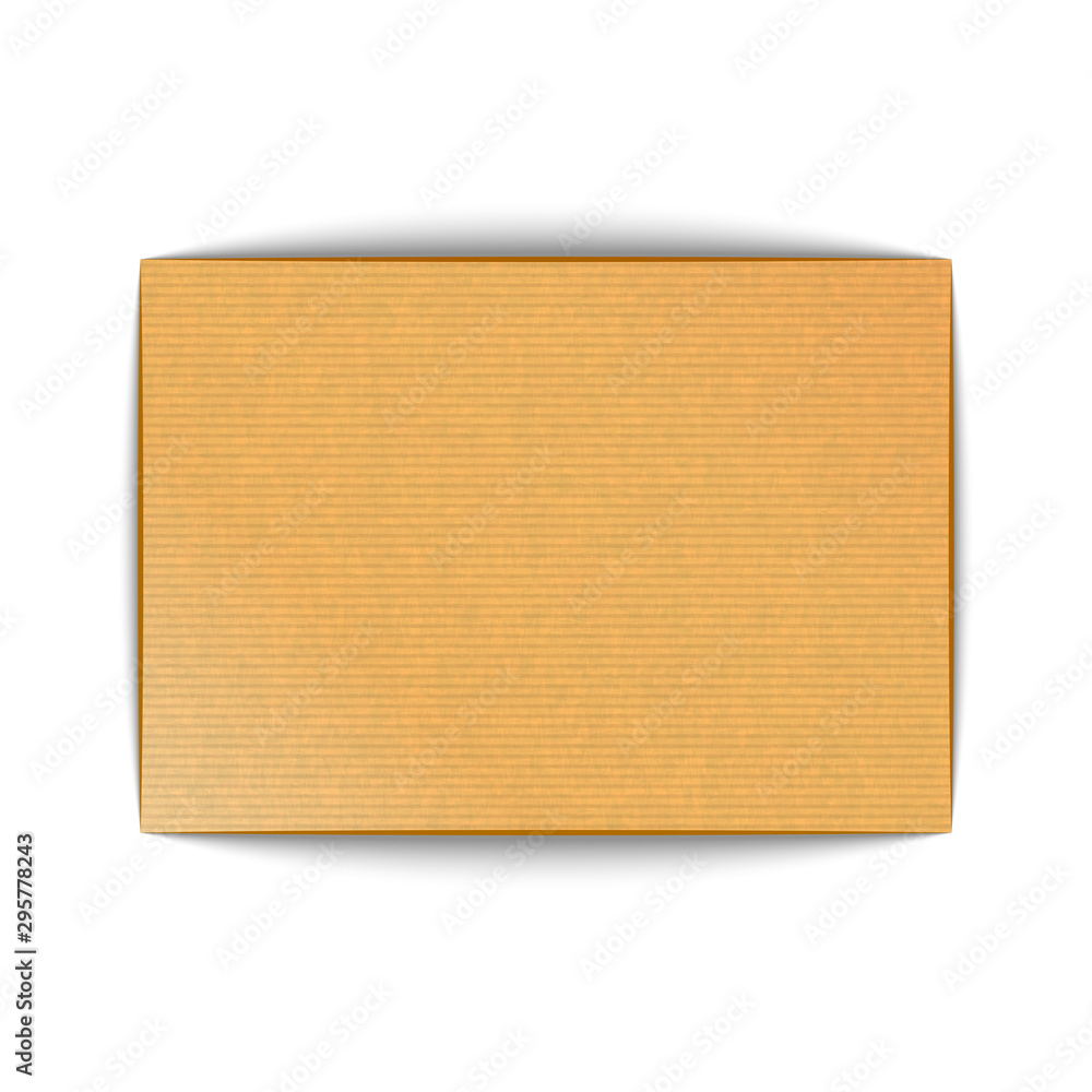 Material realistic blank Cardboard sheet mockup A4 landscape format with shadows, design element Material realistic blank Cardboard sheet mockup A4 landscape format with shadows, design element