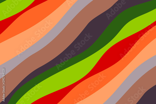 Colorful background with curved lines. Pattern design for banner, poster, flyer, card, cover, brochure