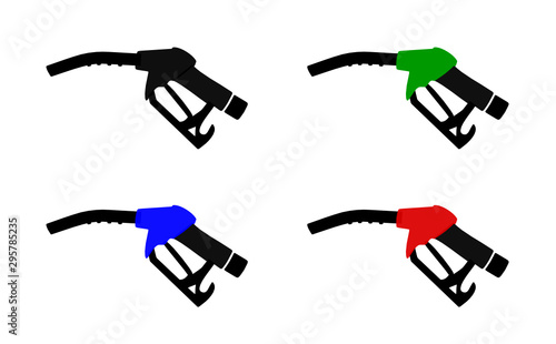 pistolet paliwowy zestaw ikon