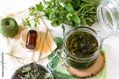 delicious broth tea mint lemon balm, floral water