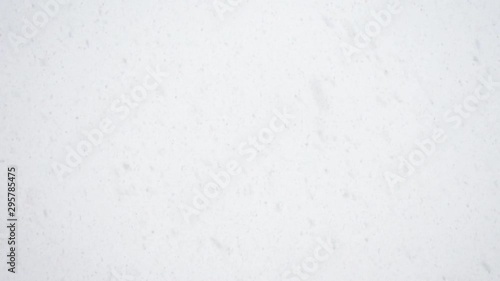 Snowfall against the sky. Not video effect, but real video shooting.