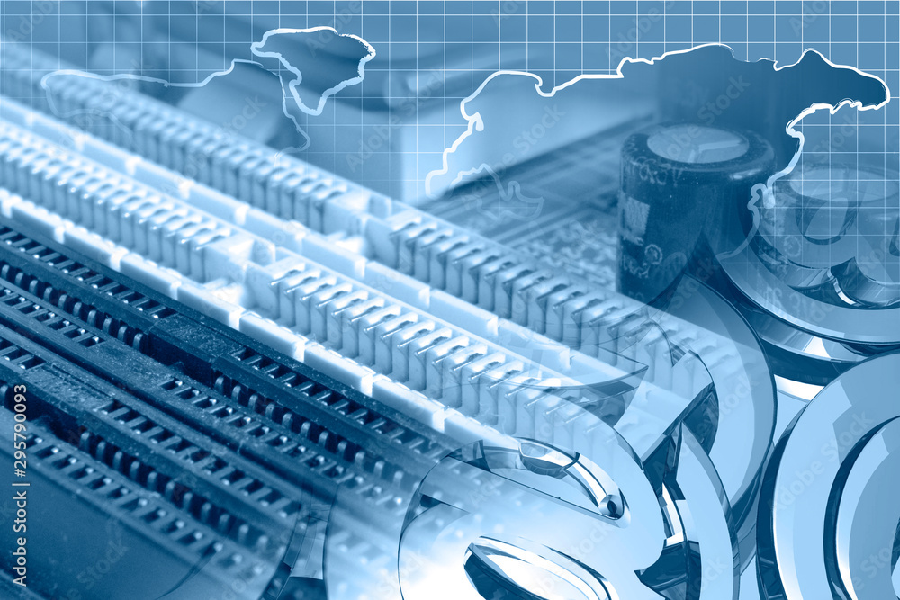 Electronic device, mail signs and map Electronic device, mail signs and map