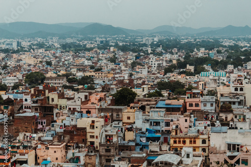 View of the Udaipur city from the City Palace in Udaipur, Rajasthan, India © Shiv Mer