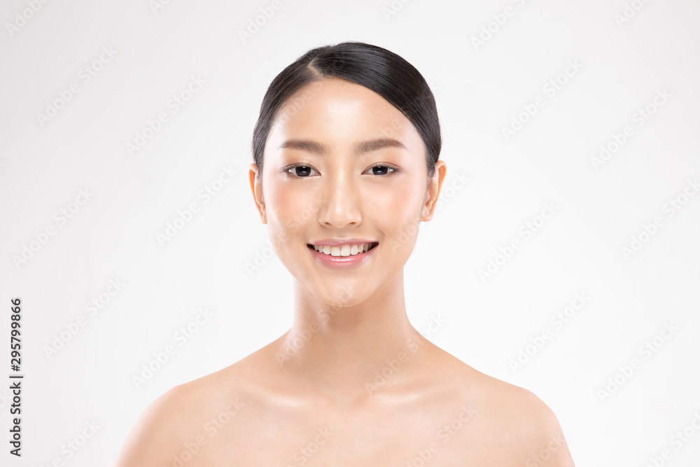 Beautiful Asian woman looking at camera smile with clean and fresh skin Happiness and cheerful with positive emotional,isolated on white background,Beauty and Cosmetics Concept Beautiful Asian woman looking at camera smile with clean and fresh skin Happiness and cheerful with positive emotional,isolated on white background,Beauty and Cosmetics Concept