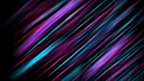 Futuristic geometry background. Neon vibrant line in blue and violet color