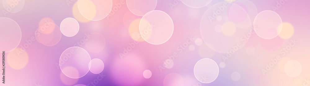 Panoramic bokeh, fits for banners, with place for text, soft colors Panoramic bokeh, fits for banners, with place for text, soft colors