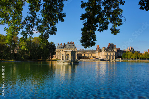 the castle of Fontainebleau
