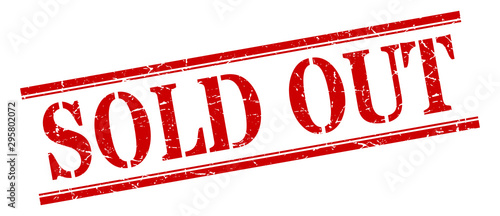 sold out stamp. sold out square grunge sign. sold out