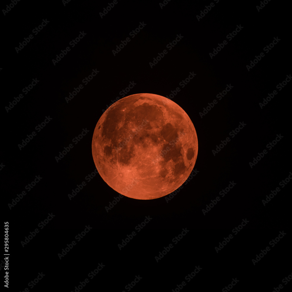 Obraz premium The moon on background