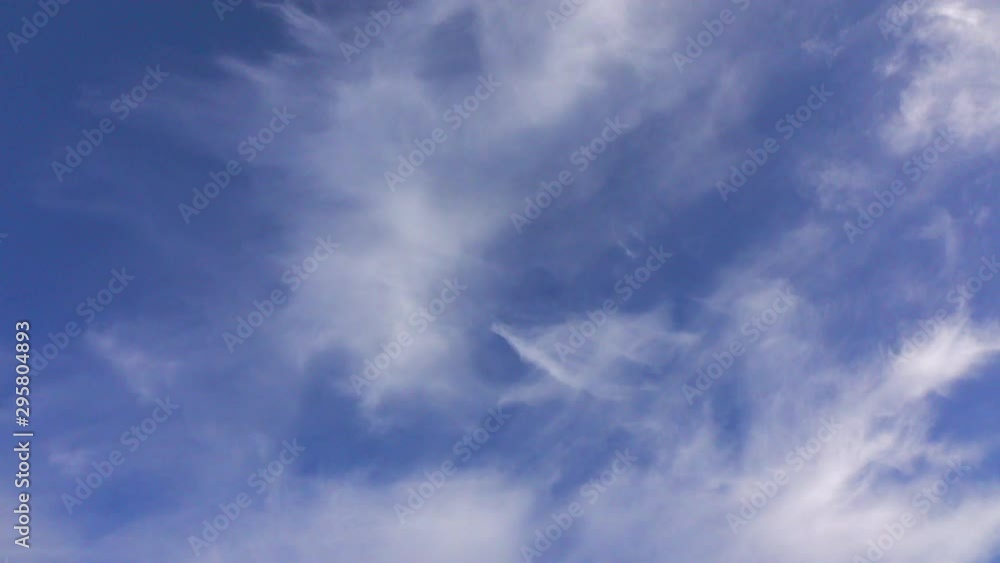 White clouds in the blue sky White clouds in the blue sky