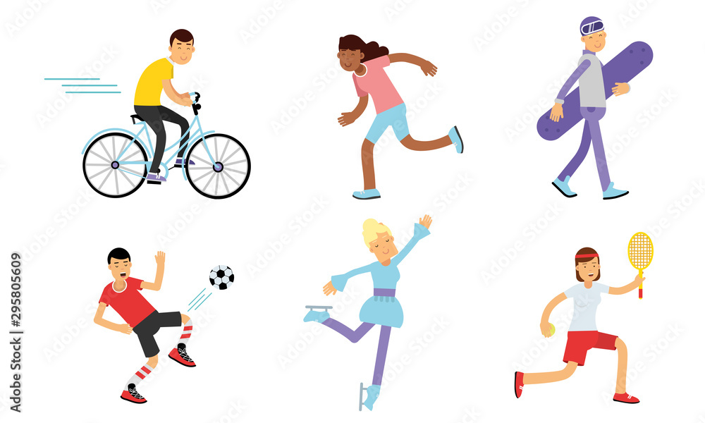 Various kinds of sports