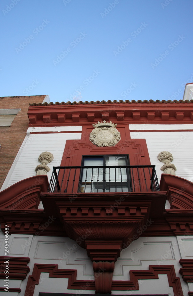  A fragment of the architecture of the old part of Seville