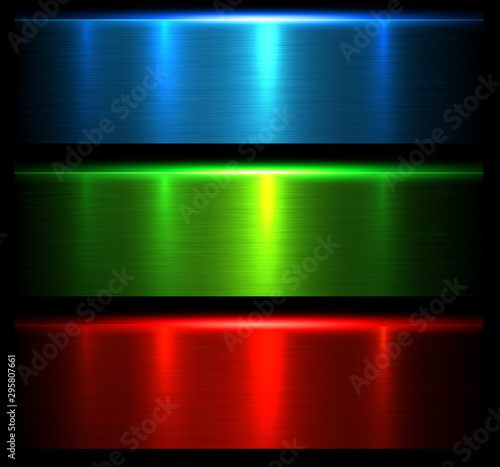 Metal textures shiny brushed metallic background