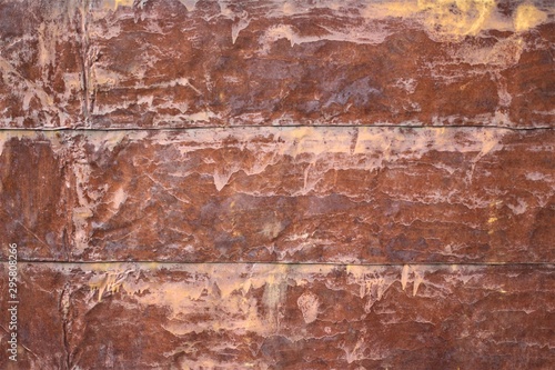 Rusted steel as texture and background