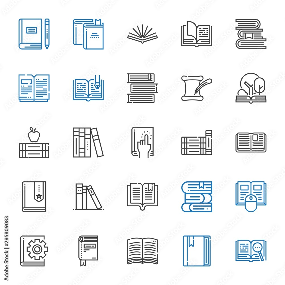 novel icons set novel icons set