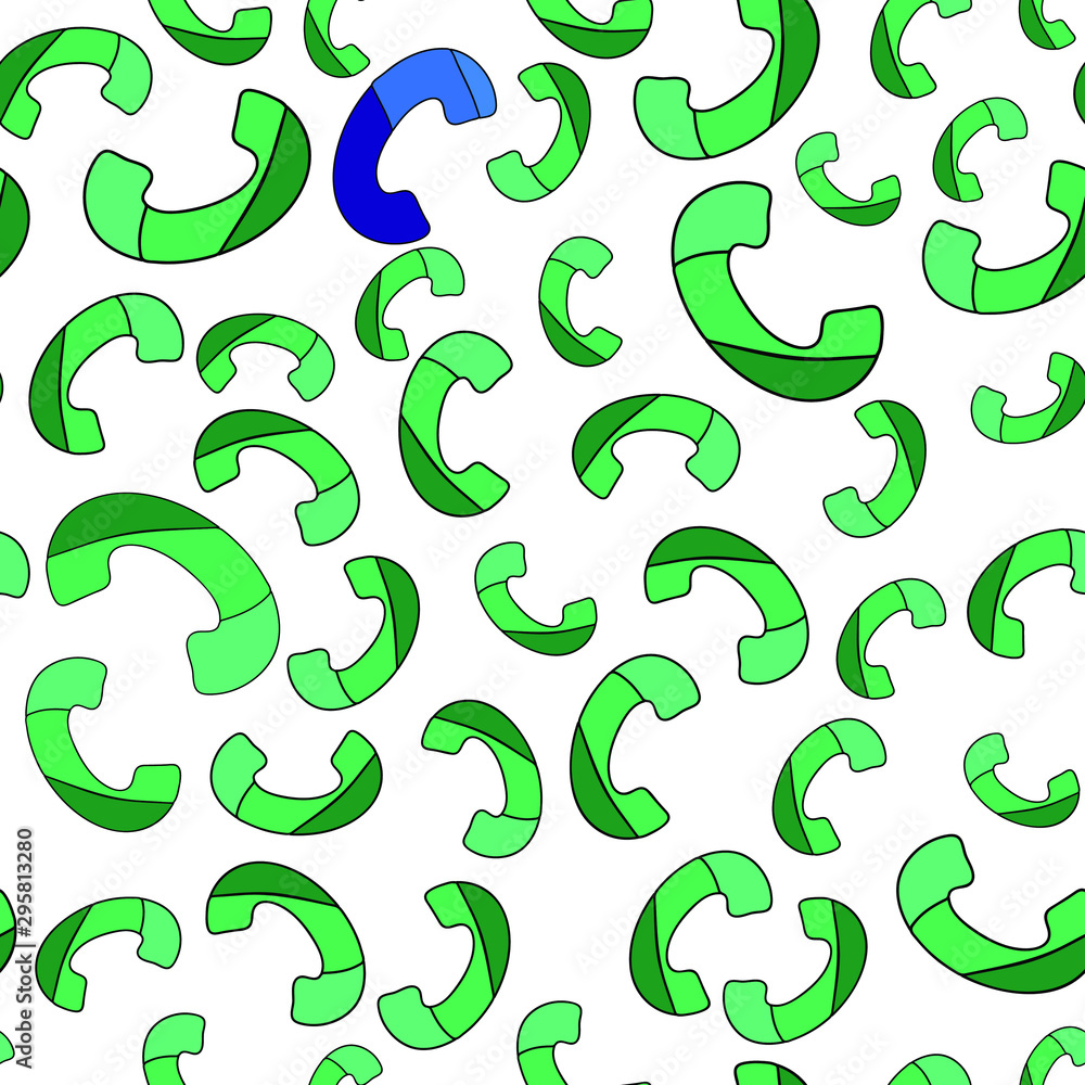 Letters C - seamless pattern. Randomly letters are C green shades and one is blue. To study the letters. Letters C - seamless pattern. Randomly letters are C green shades and one is blue. To study the letters.
