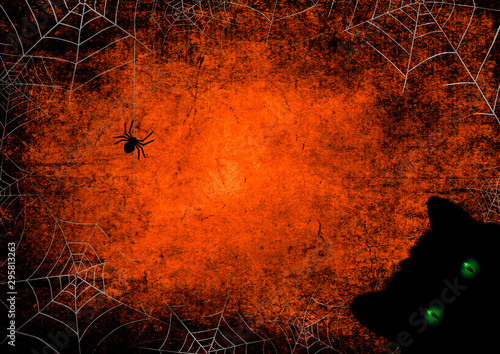 Halloween black orange back...