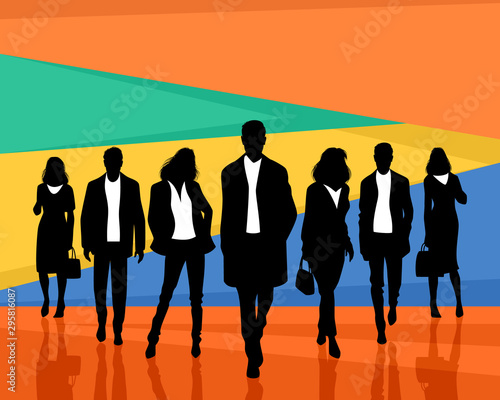 Team of business people
