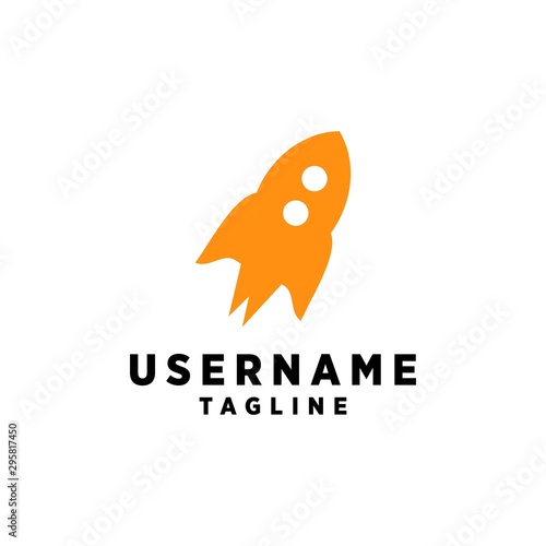 Rocket Logo modren Tech