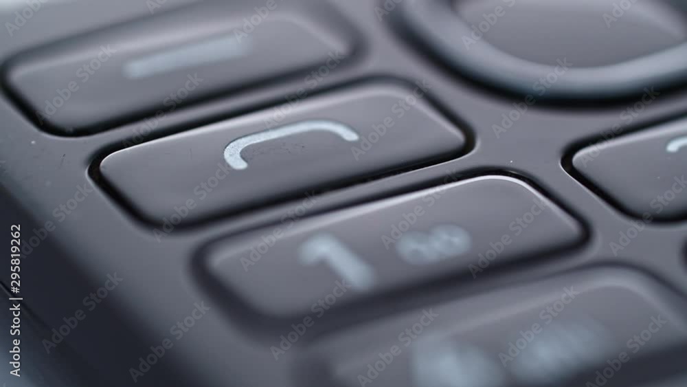 Classic Black Keypad - Closr Up Shot Classic Black Keypad - Closr Up Shot
