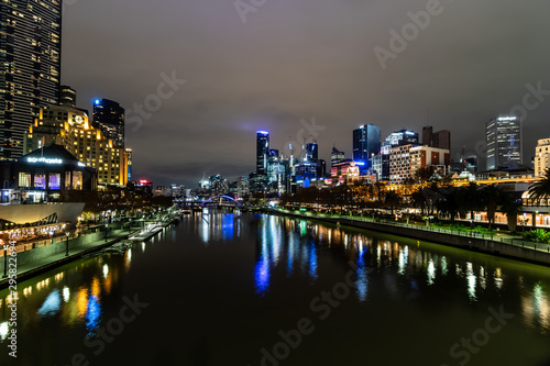 Yarra river night