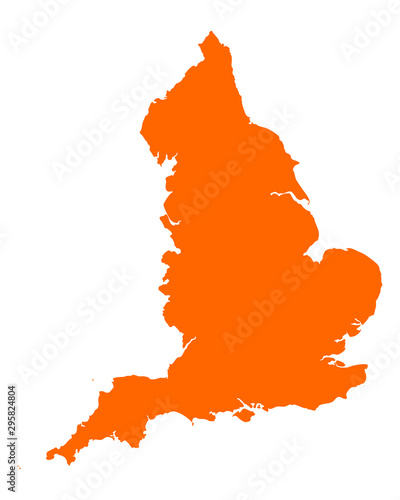 Karte von England