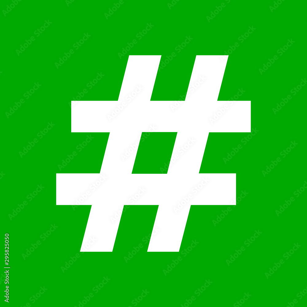 Obraz premium Hashtag und Hintergrund