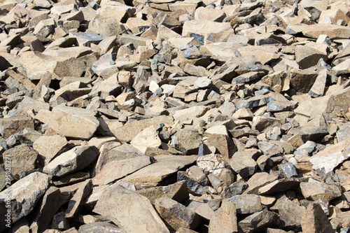 Rock stone pattern. Rock formations of stones.