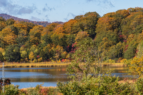 Towada Hachimantai National Park in early autumn